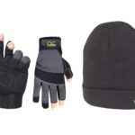 PK4015 Fingerless Gloves + Beanie Hat