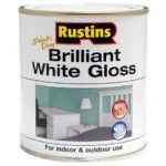 Gloss Paint Water Based White 1 Litre