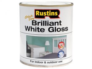 Gloss Paint Water Based White 1 Litre
