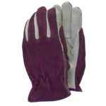 TGL114M Premium Leather & Suede Ladies Gloves (Medium)