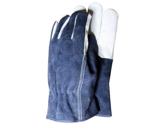 TGL418L Premium Leather & Suede Mens Gloves (Large)