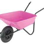 90L Pink Polypropylene Wheelbarrow